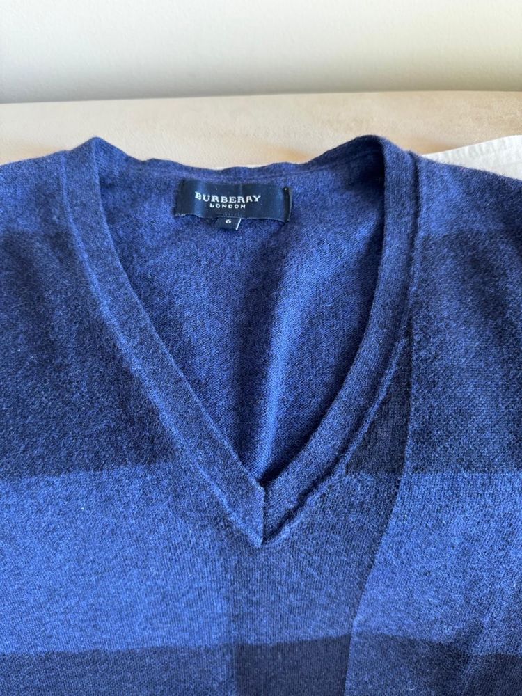 Pullover “edicao xadrez Burberry Check”