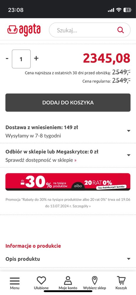 Wersalka faciela