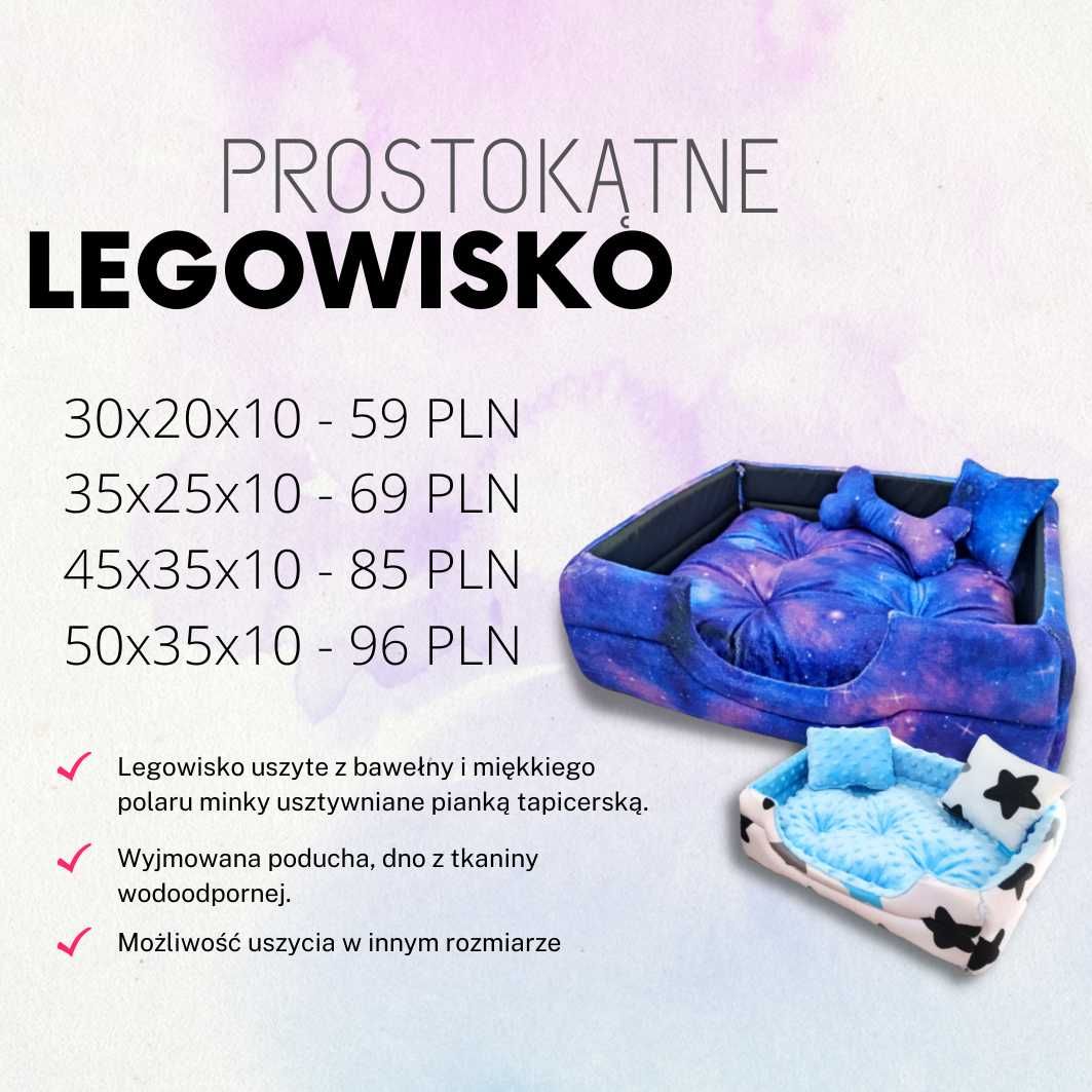 Legowisko prostokątne dla gryzoni świnki królika psa kota akcesoria