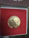 Złocony medal pamiątkowy Jan Paweł II