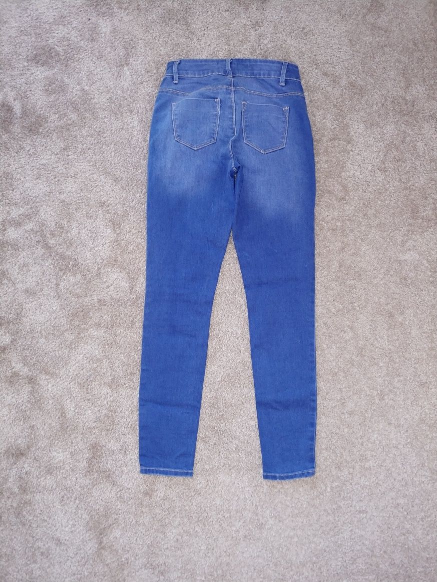 Spodnie jeansy dżinsy boohoo skinny stradivarius  34 XS