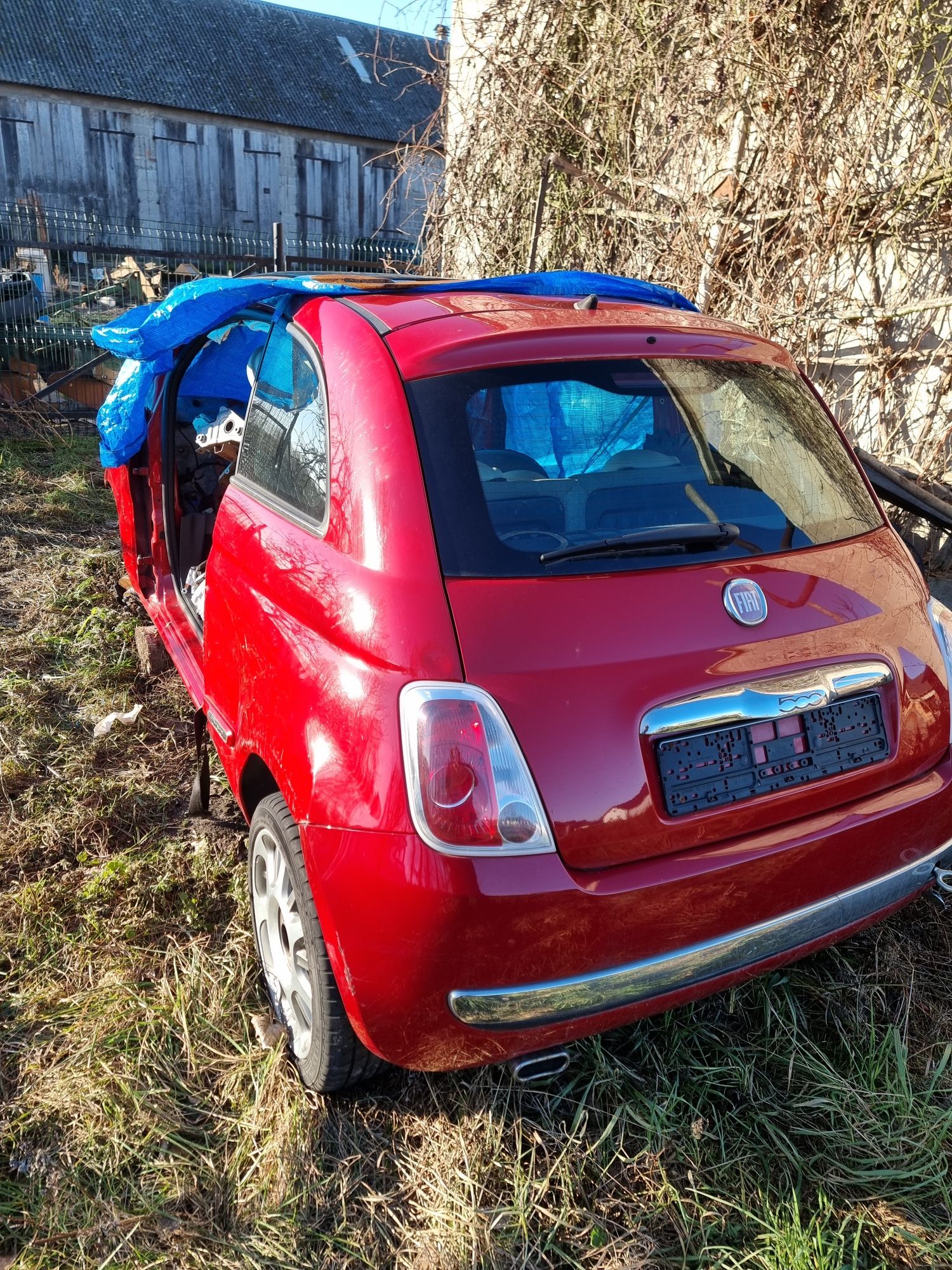 Fiat 500 części klapa zderzak silnik ćwiartka