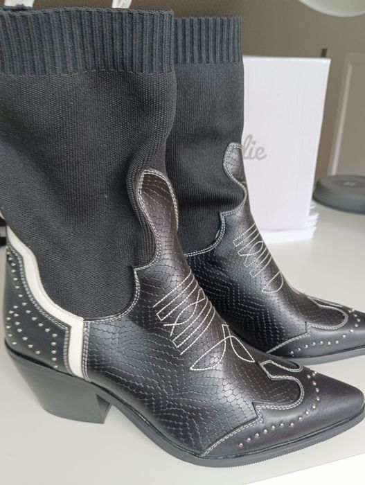 Botas texanas-Tam 40-NOVAS e Giríssimas!