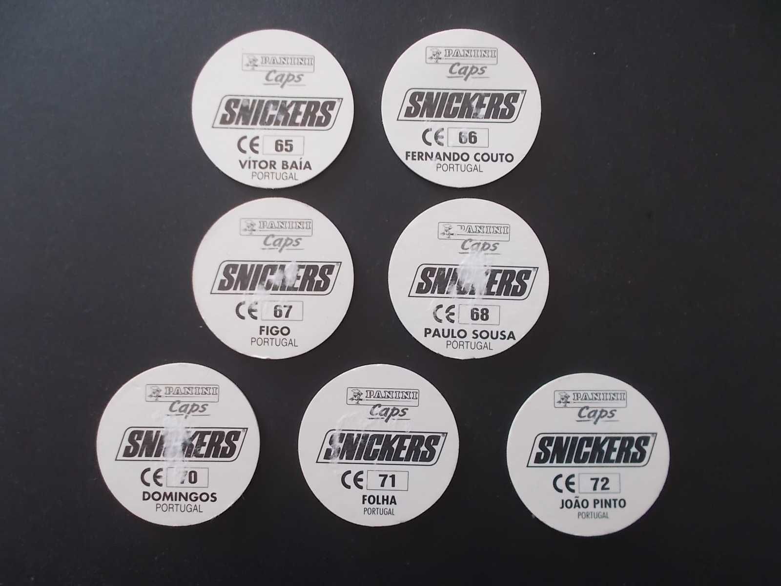 Lote Panini Snickers Caps - England 96