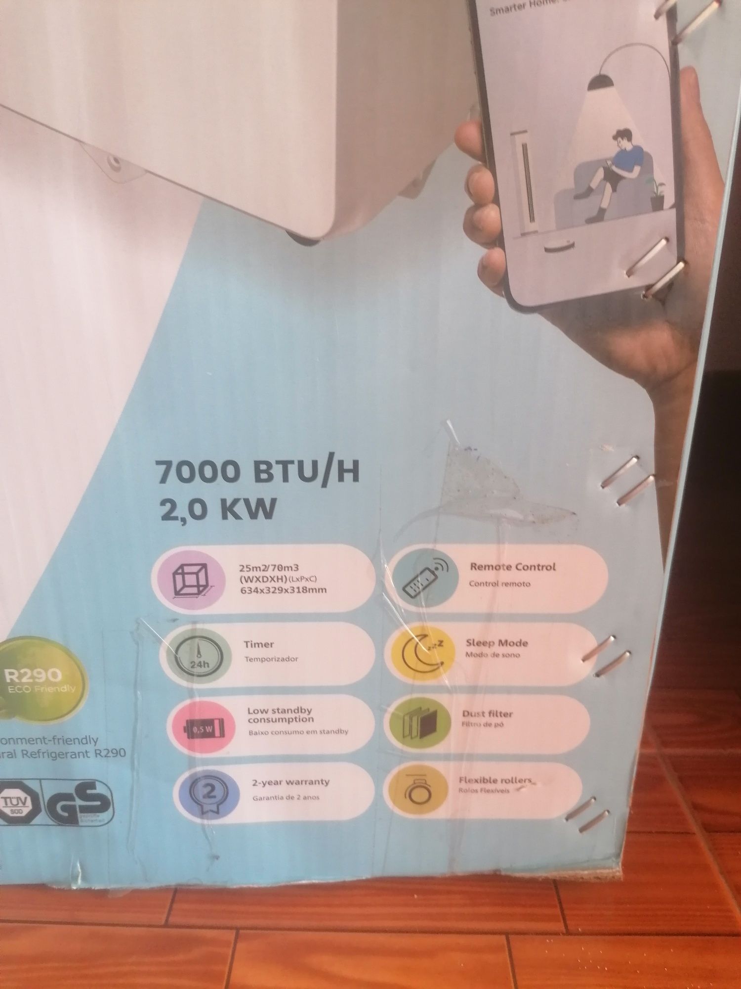 Vendo ar condicionado portátil