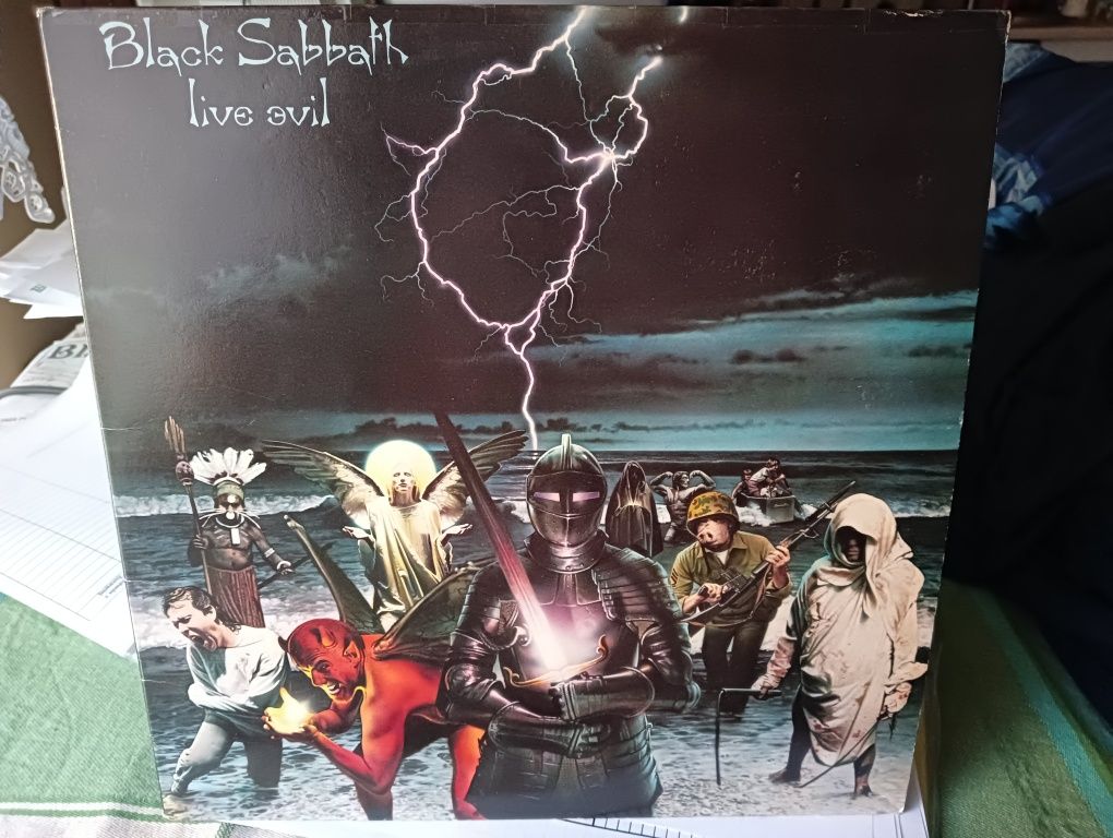 Płyta winylowa Black Sabbath Live Evil 2Lp 1st press Dio Iommi