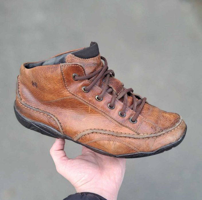 ENGBERS | Шкіряні Чоловічі Черевики Кросівки | Ботинки Кожаные Демі 43