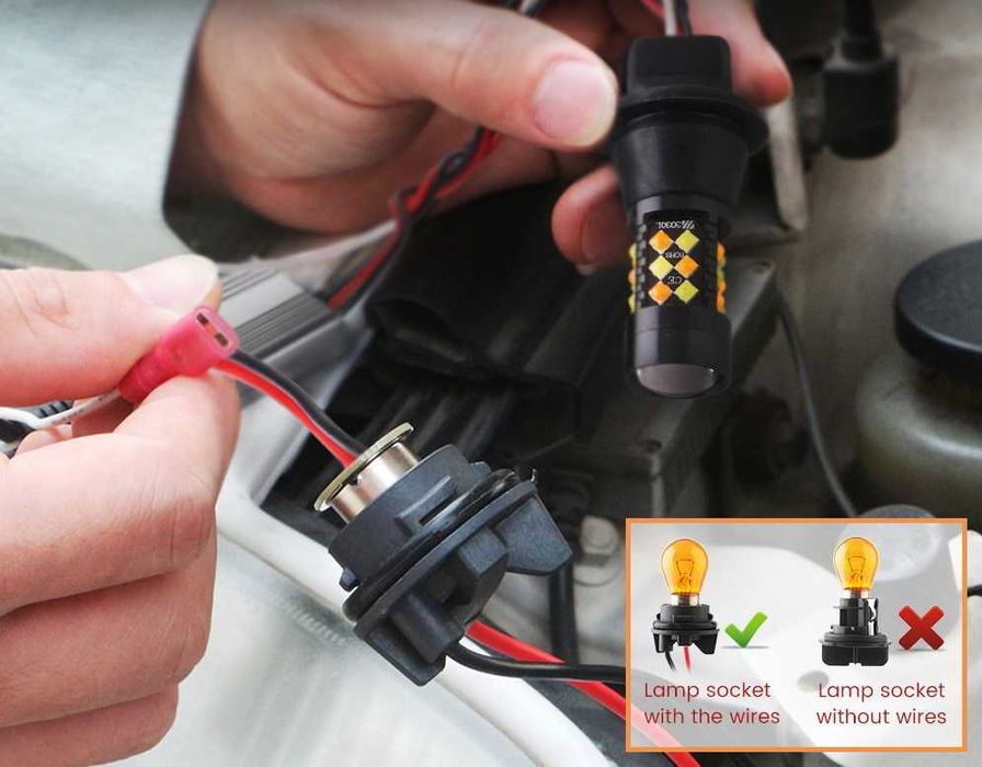 Lluz Diurna carro LED DRL do carro (par) + controlador como novo