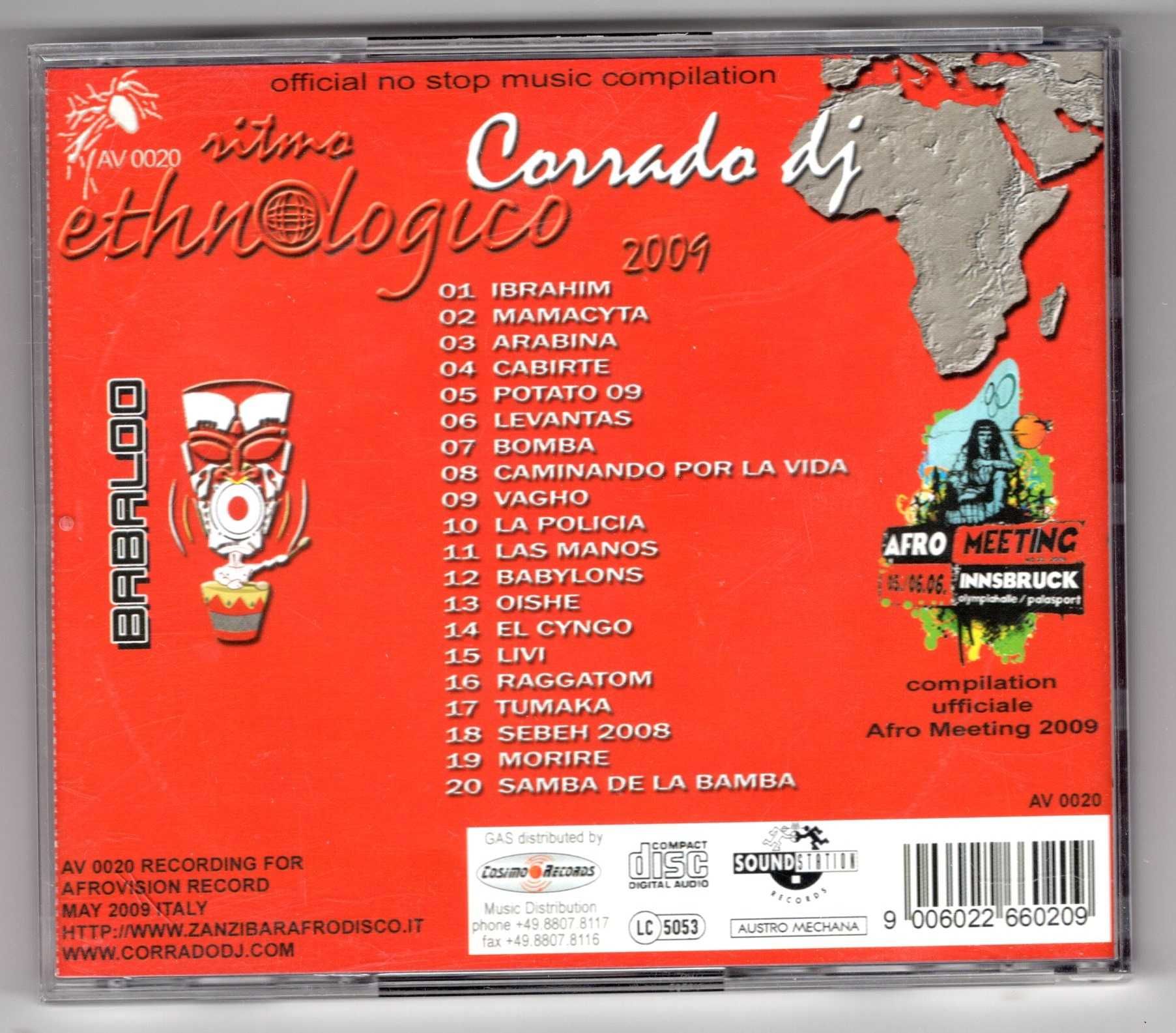 Corrado DJ - Ritmo Ethnologico 2009 (CD)