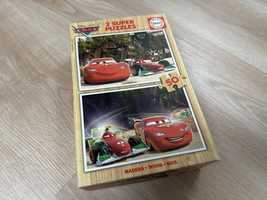 Drewniane puzzle Auta Cars