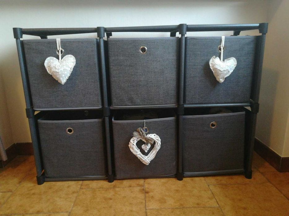 Pudełka do przechowywania modułowe wielofunkcyjne dom 6 sztuk