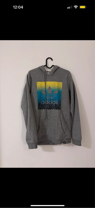 szara bluza adidas