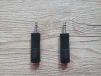 Plastikowy Adapter Przejściówka Jack 6,3 mm na 3,5 mm