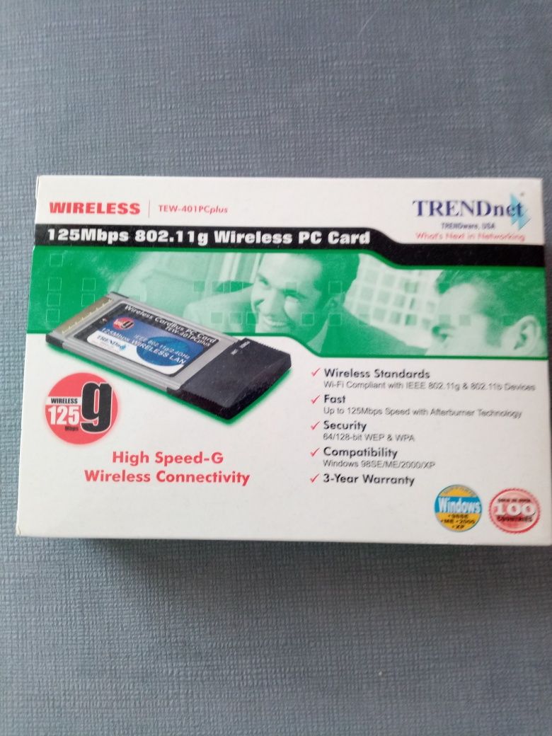 Card wireless PC 125Mbps 802.11g(novo)