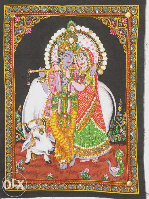 Tela com deuses hindus 55x40 cm (várias imagens)