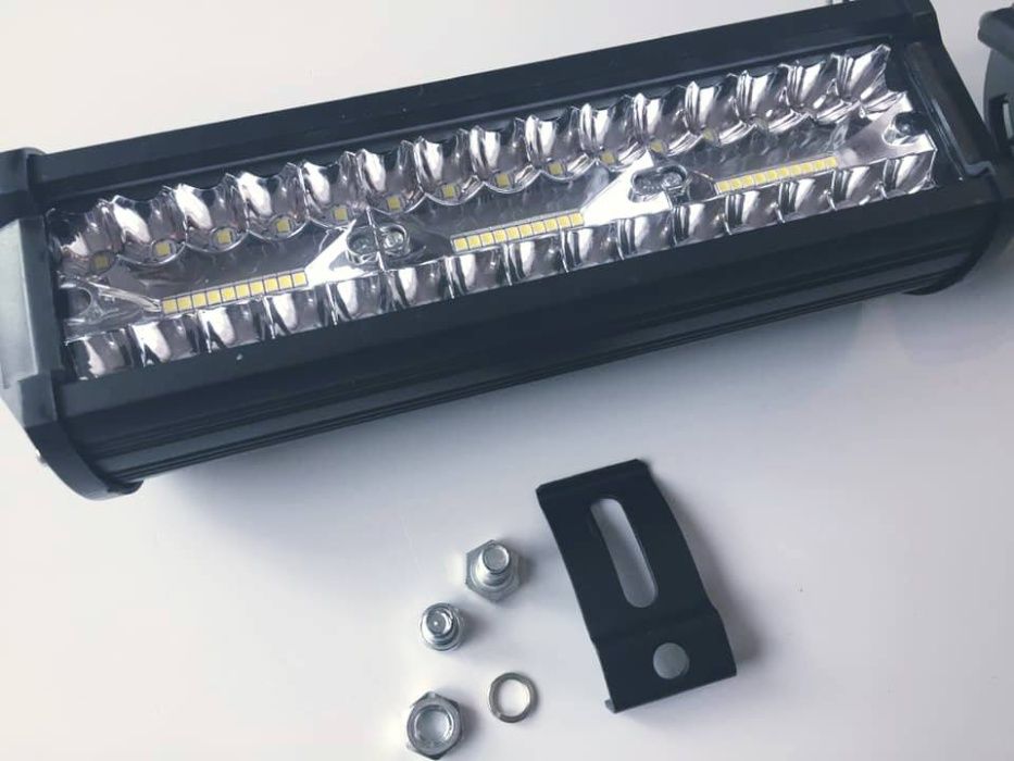 2 x 180W Lampy LED dalekosiężna i rozproszona. 6000k 18000Lm