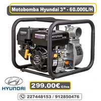 Motobomba Hyundai 7.5Cvs 3"  60.000Litros/Hora - Profissional