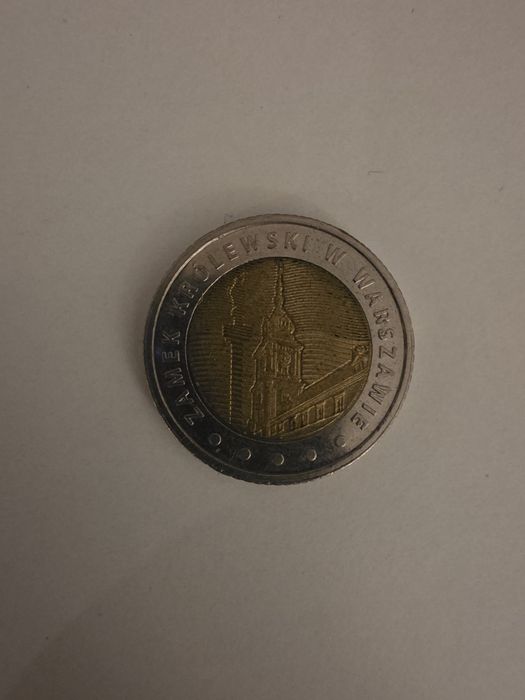Moneta 5 zł Zamek Królewski w Warszawie 2014