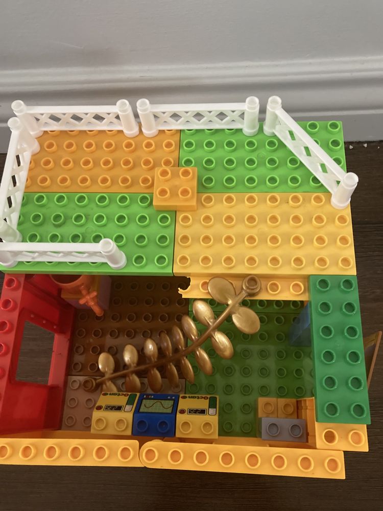 Lego duplo klocki stacja paliw