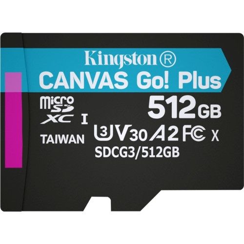 Карта пам'яті Kingston 512 gb A2 V30