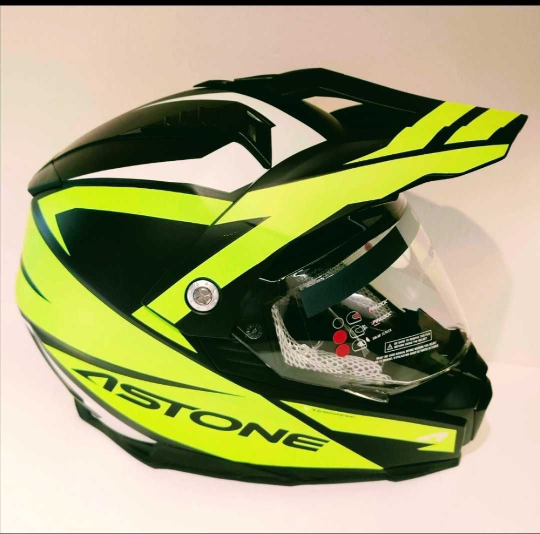 Capacete dual-sport Astone ADV Moto4 cross mota novo