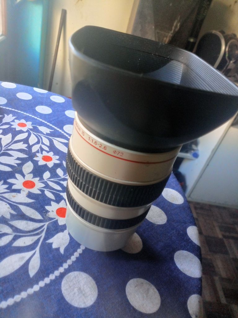 Lente Canon 16x zoom XL 5.5-88mm IS 1:1.6-2.6