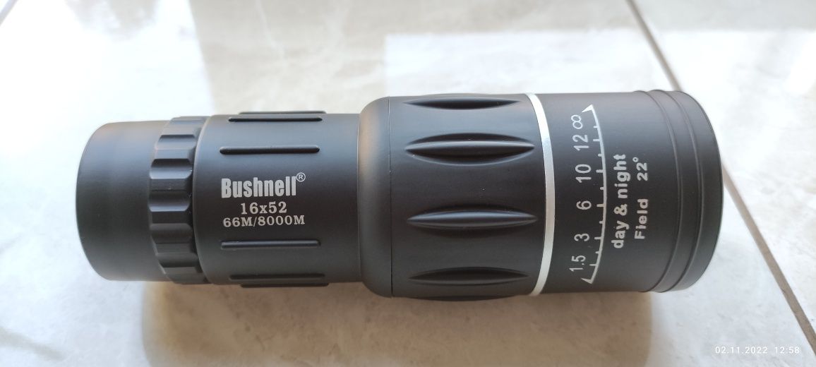 Монокуляр Bushnell 16x52 PowerView монокль, Бушнел, подзорная труба с