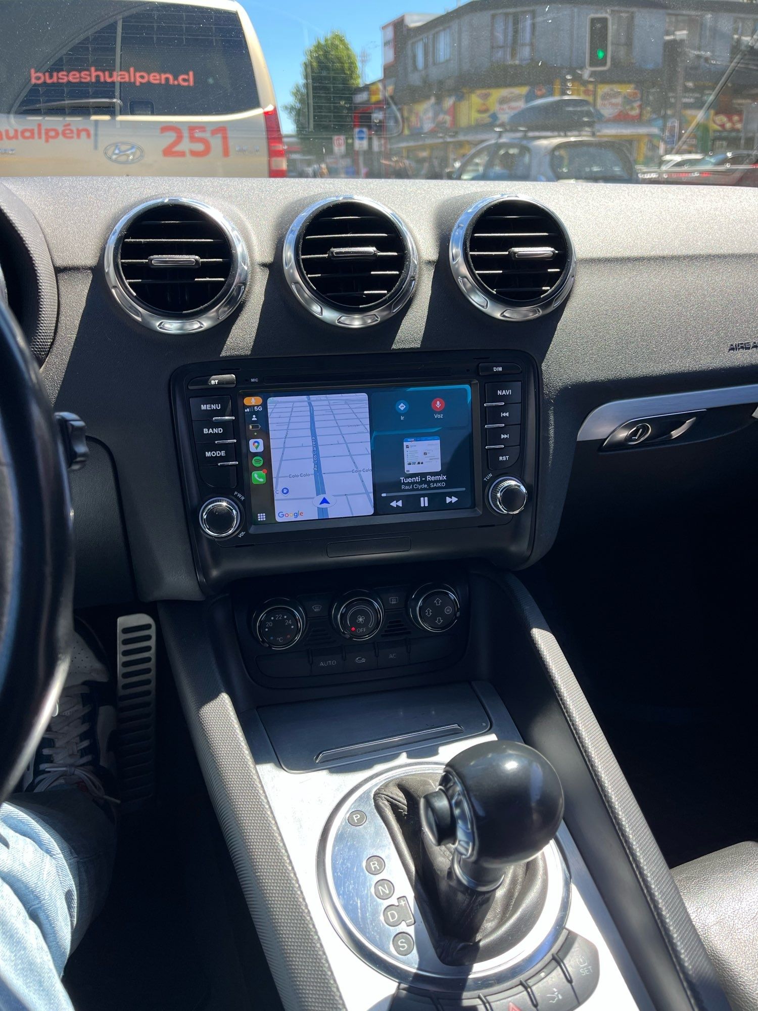 Rádio Audi TT Android 13 com GPS (Novo)