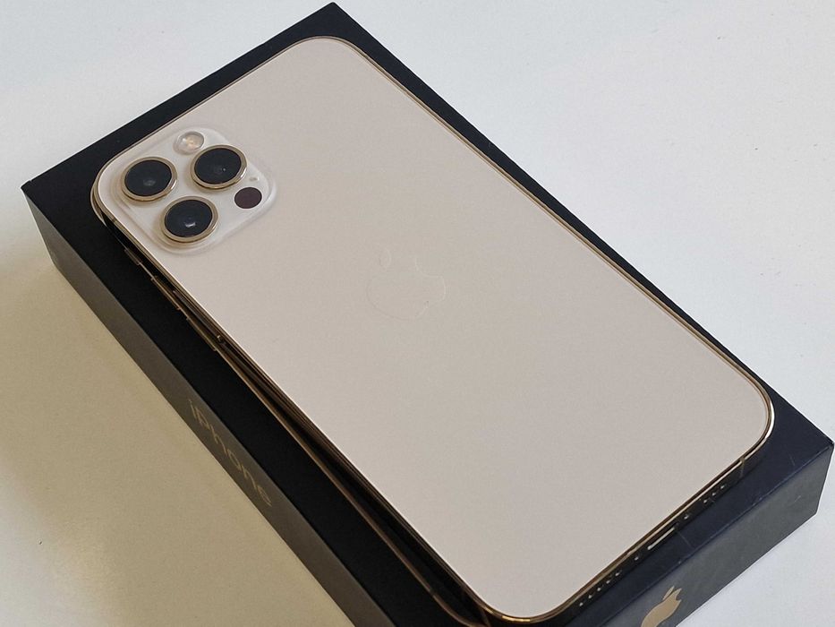JAK NOWY Apple iPhone 12 Pro 128GB, Złoty 89%+Pokrowiec Apple Zamiana