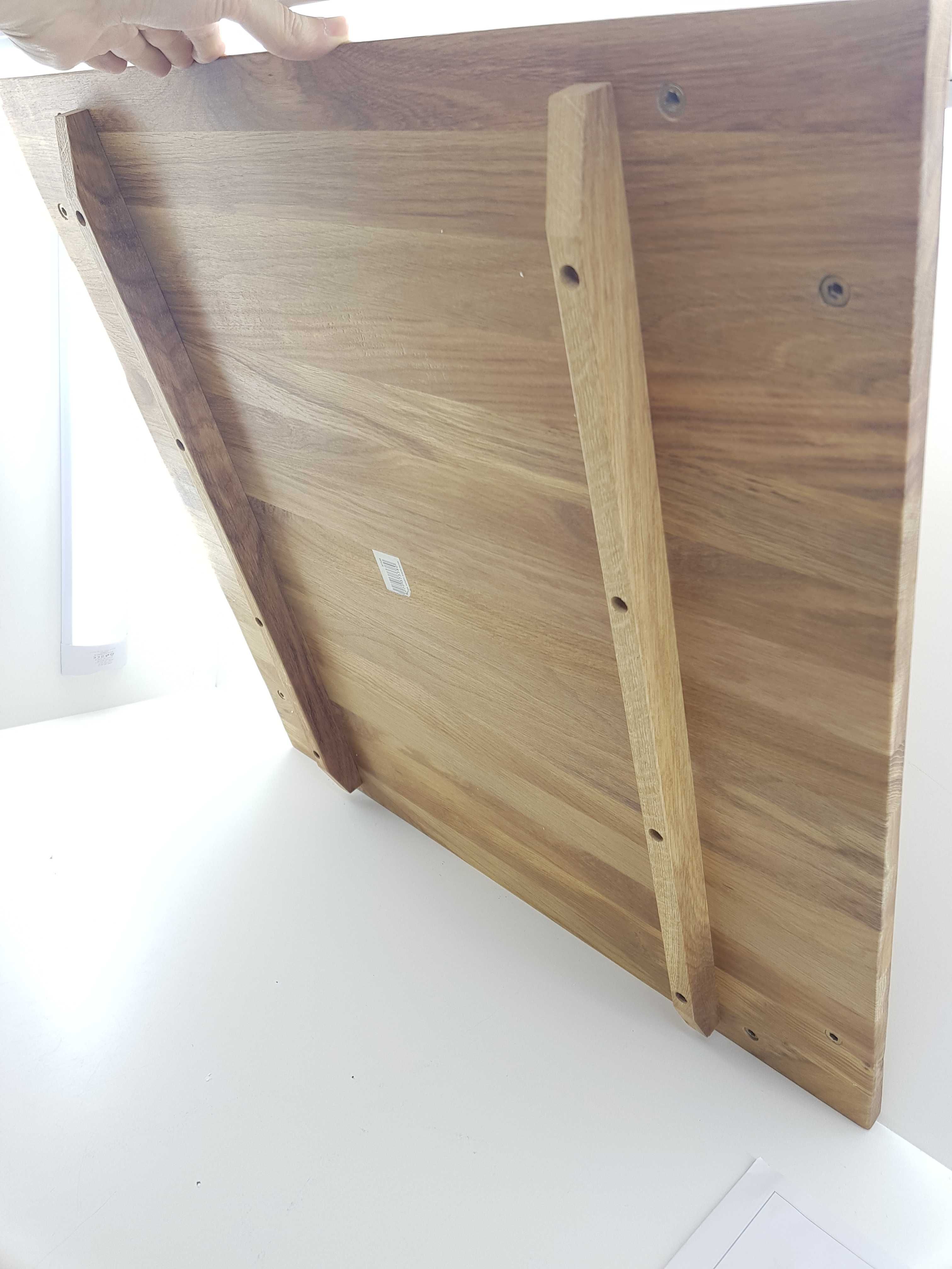 Stolik kawowy drewniany industrialny HAKU Mobel 70x40cm !opis!