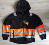 Sale! 8038 Snickers XL Hi-Vis bluza robocza z kapturem odblaskowa mont