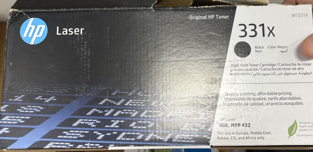 Toner original hp 331x preto W1331X