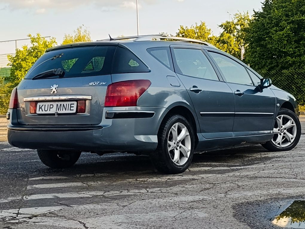 Peugeot 407 Sw 1.6D // 2009 // Panorama // Klima // Zamiana //

Samoch