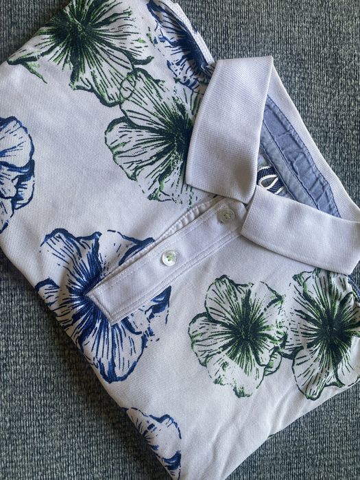 Floral poloshirt da Boss