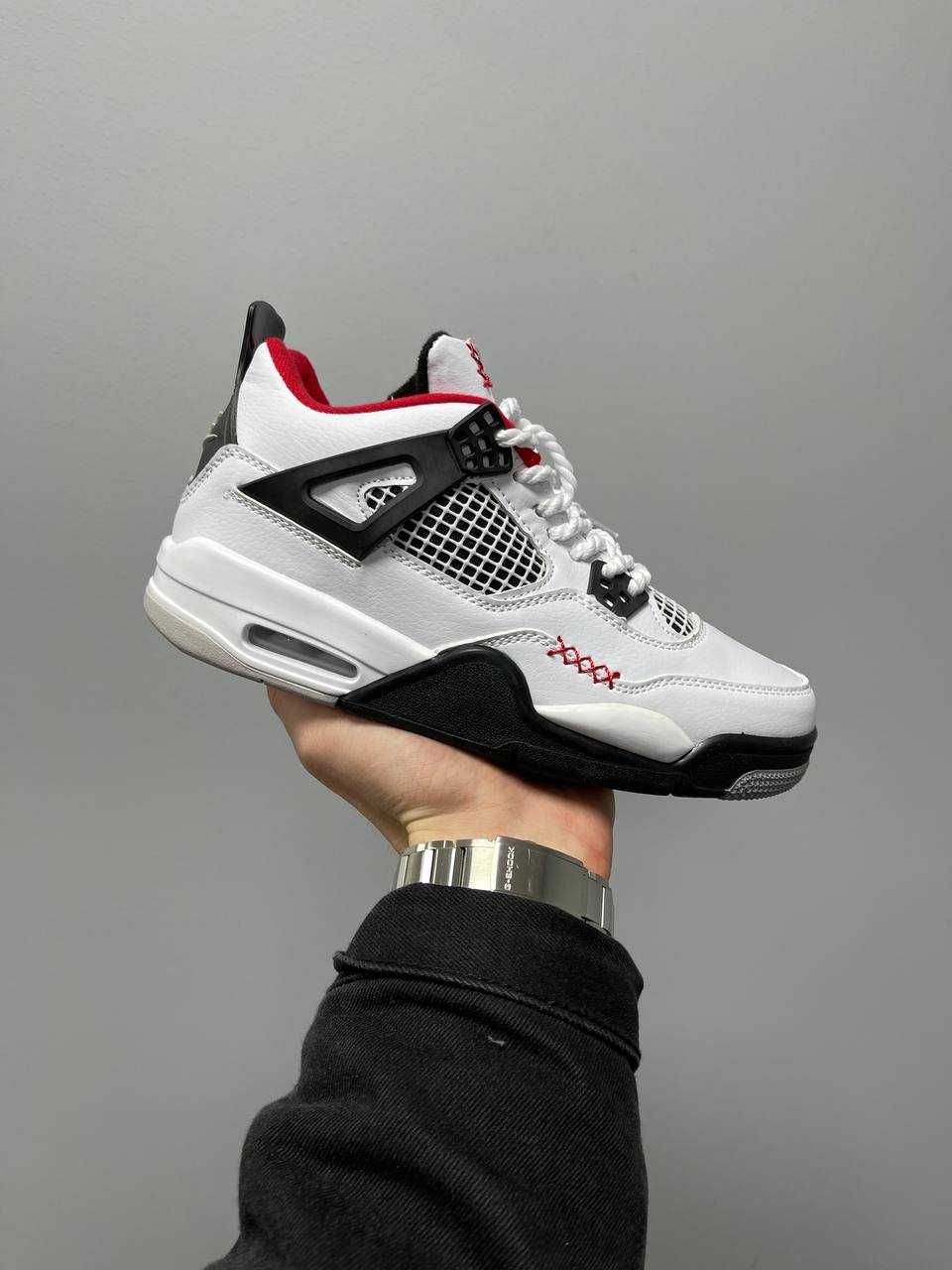 (унісекс) кросівки Nike Air Jordan 4 Chunky Lace ‘White Black’