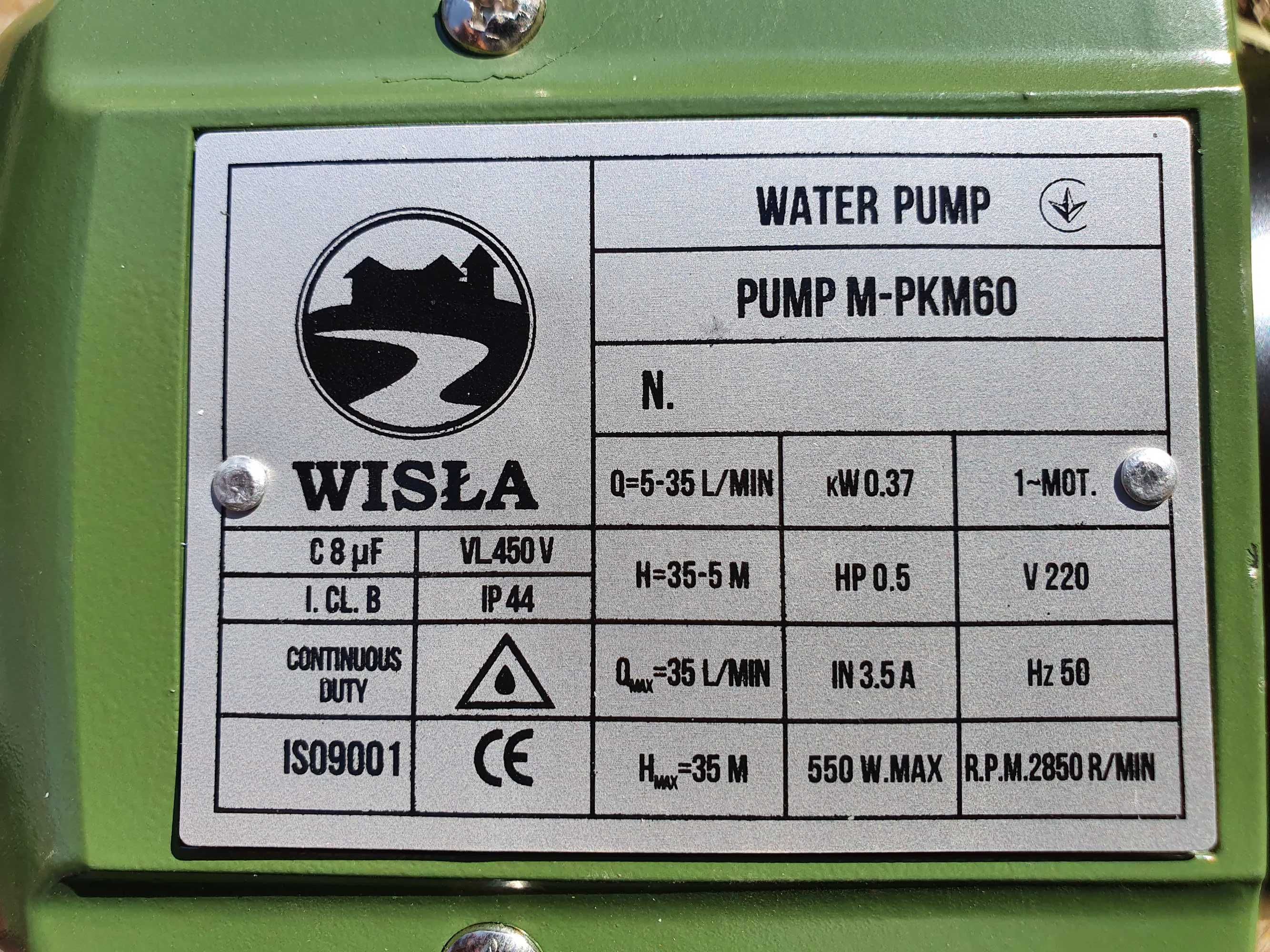 насос 0,37 kW для полива орошения польский (ТІЛЬКИ ДОСТАВКА ПОШТОЮ)