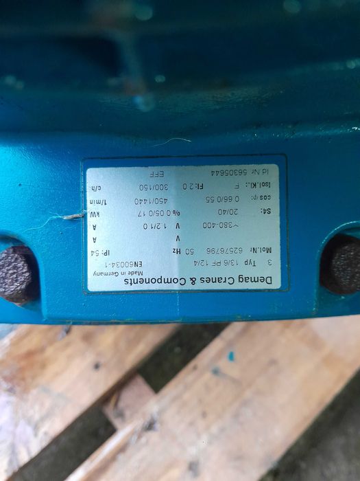 Grua sistema  ponte rolante de mar a Demag