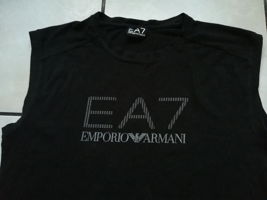 EA 7 Emporio Armani  bluzka i jeansy Armani