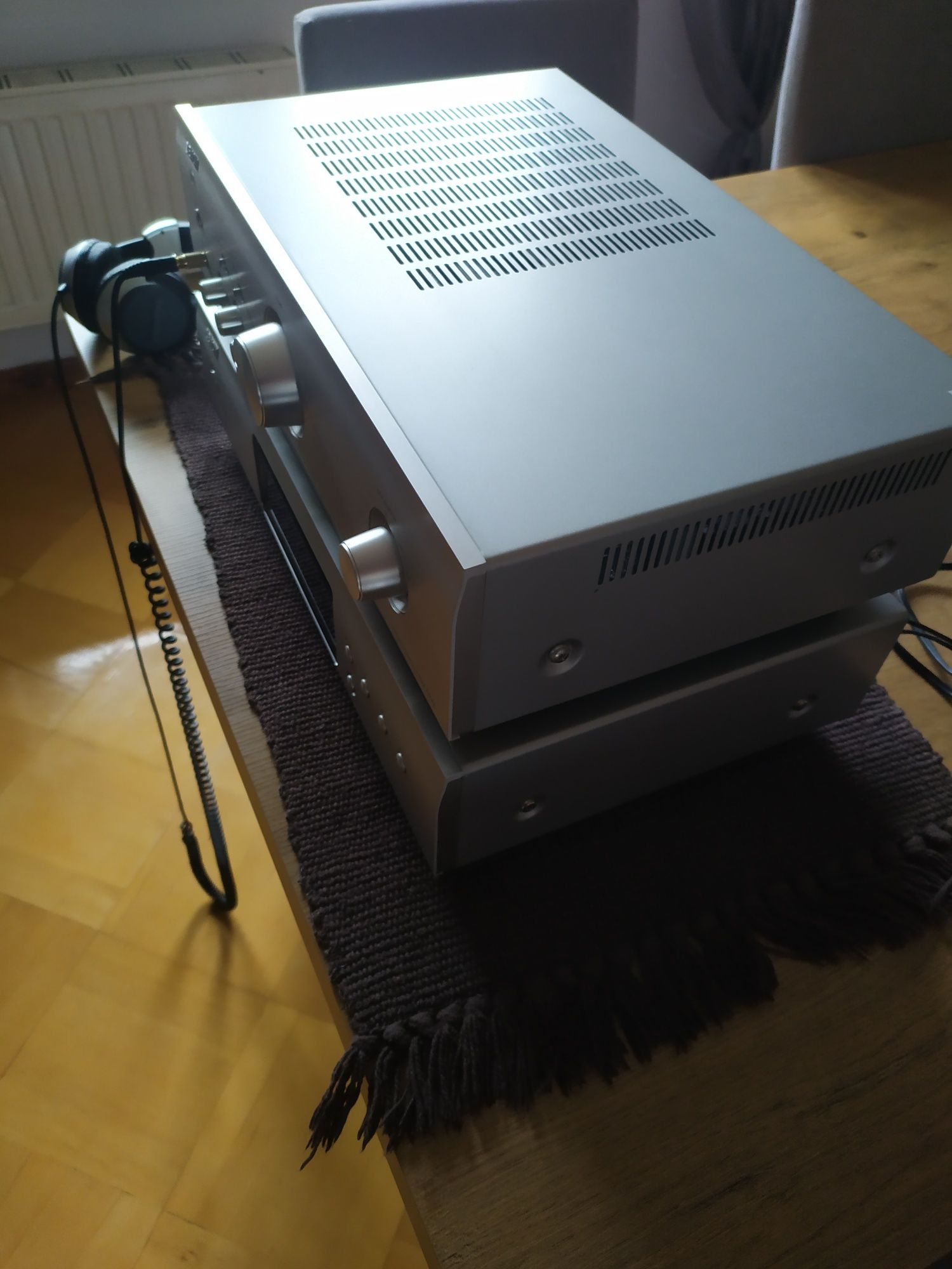 Wzmacniacz Denon PMA 520AE+ CD DVD 520 AE+2 piloty stan idealny
