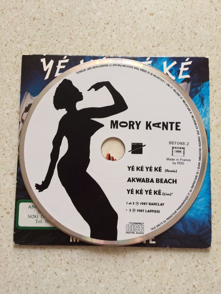 Mory Kante – Yé Ké Yé Ké CD сингл electronic, pop