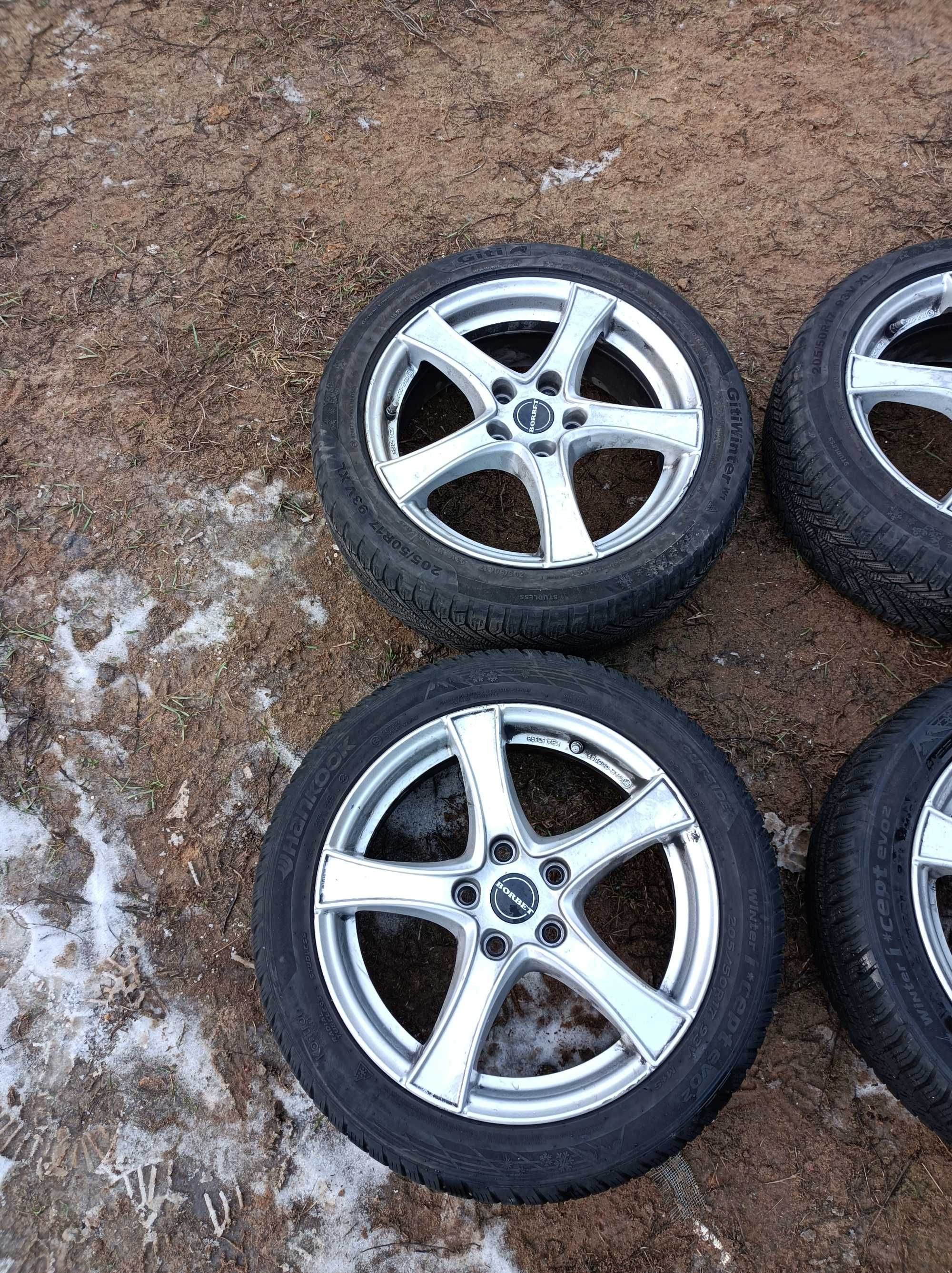 Alufelgi 17' 5x114.3 mazda,honda,toyota,hyundai,kia 205/50/17 wielosez