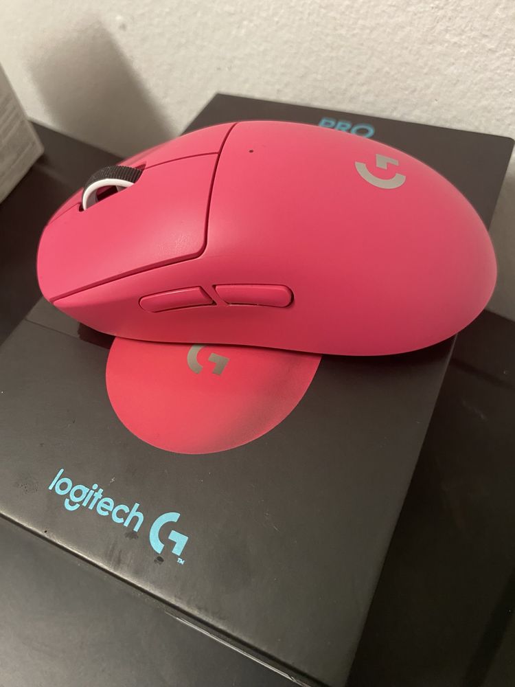 Logitech G pro superlight com tiger ice feets