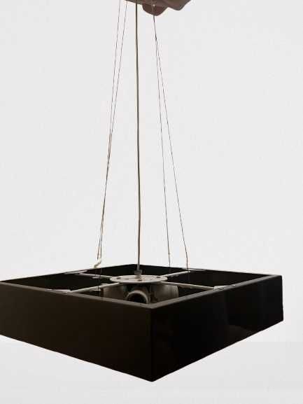 Lampa wisząca żyrandol w stylu modern szary