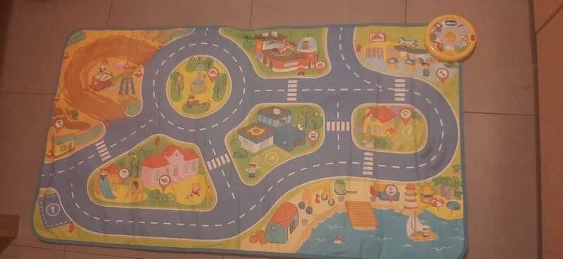 Tapete interativo com som da Chicco
