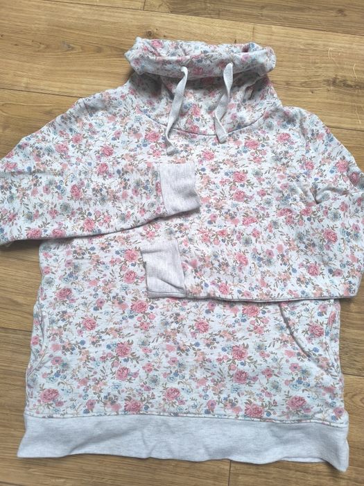 Bluza damska, kwiatowa, kwiaty, kwietna łączka ze stójką, rozmiar M