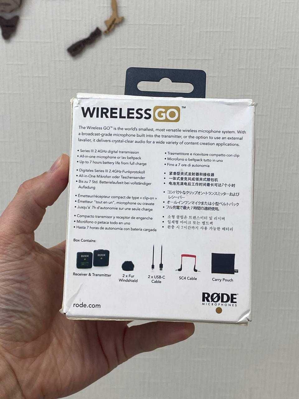 Rode Wireless Go - новий, запакований