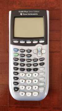 Calculadora TI-84 Plus Silver Edition Texas (+ capa, cabo, instruções)