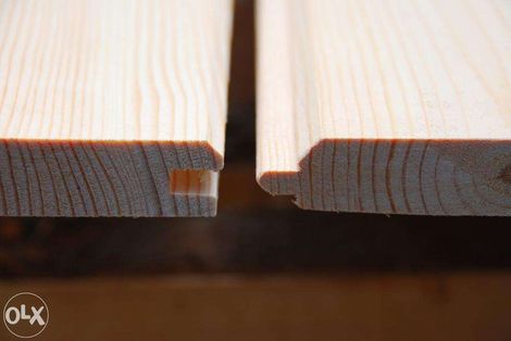 Deska elewacyjna Podbitka Boazeria Szalówka - 20mm sosna bez sęków
