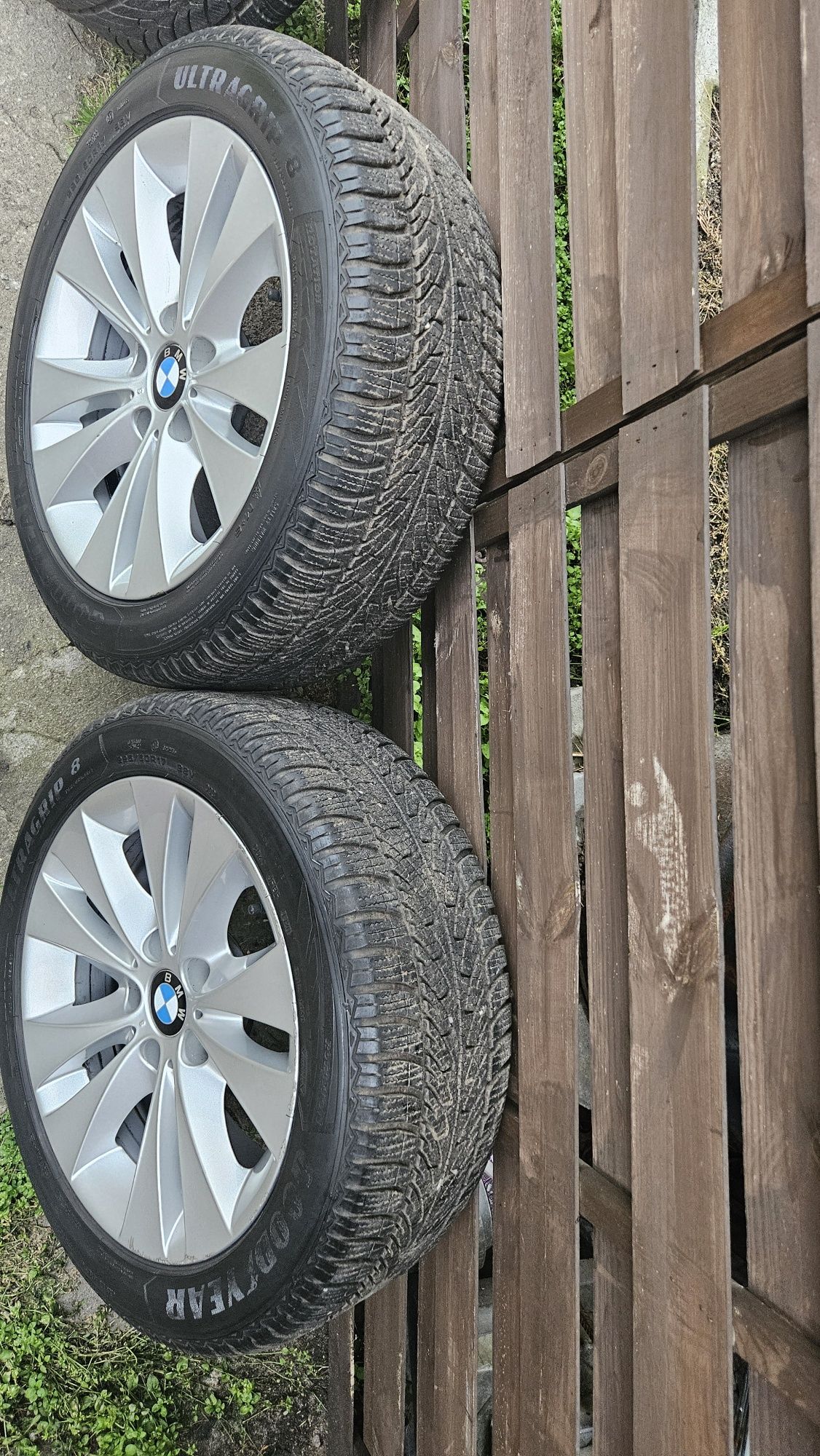 Alufelgi r17 BMW Styling 116 z oponami zimowymi
