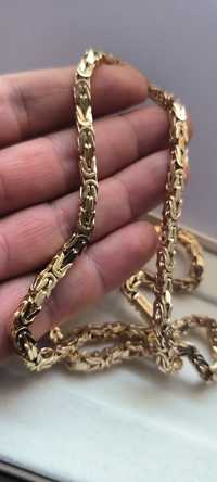 Nowy złoty łańcuszek splot KRÓLEWSKI 585 14k król